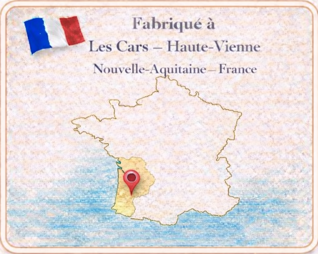 Carte provenance du produit Les Cars - Haute-Vienne