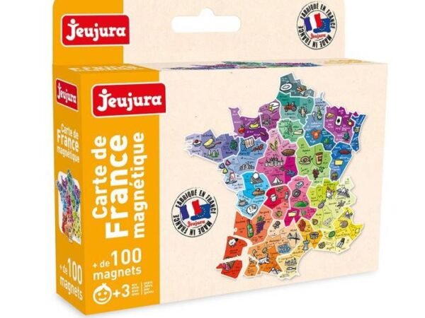 Carte de France magnétique - jeu éducatif
