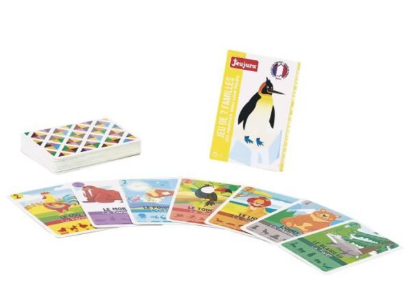 3 jeux de cartes – animaux illustrés