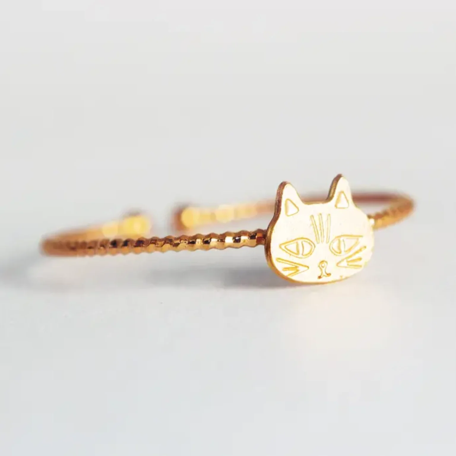 Bague enfant réglables doré à l’or fin