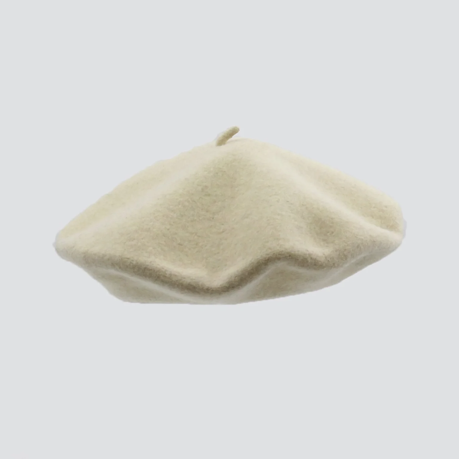 Béret classique Ecru