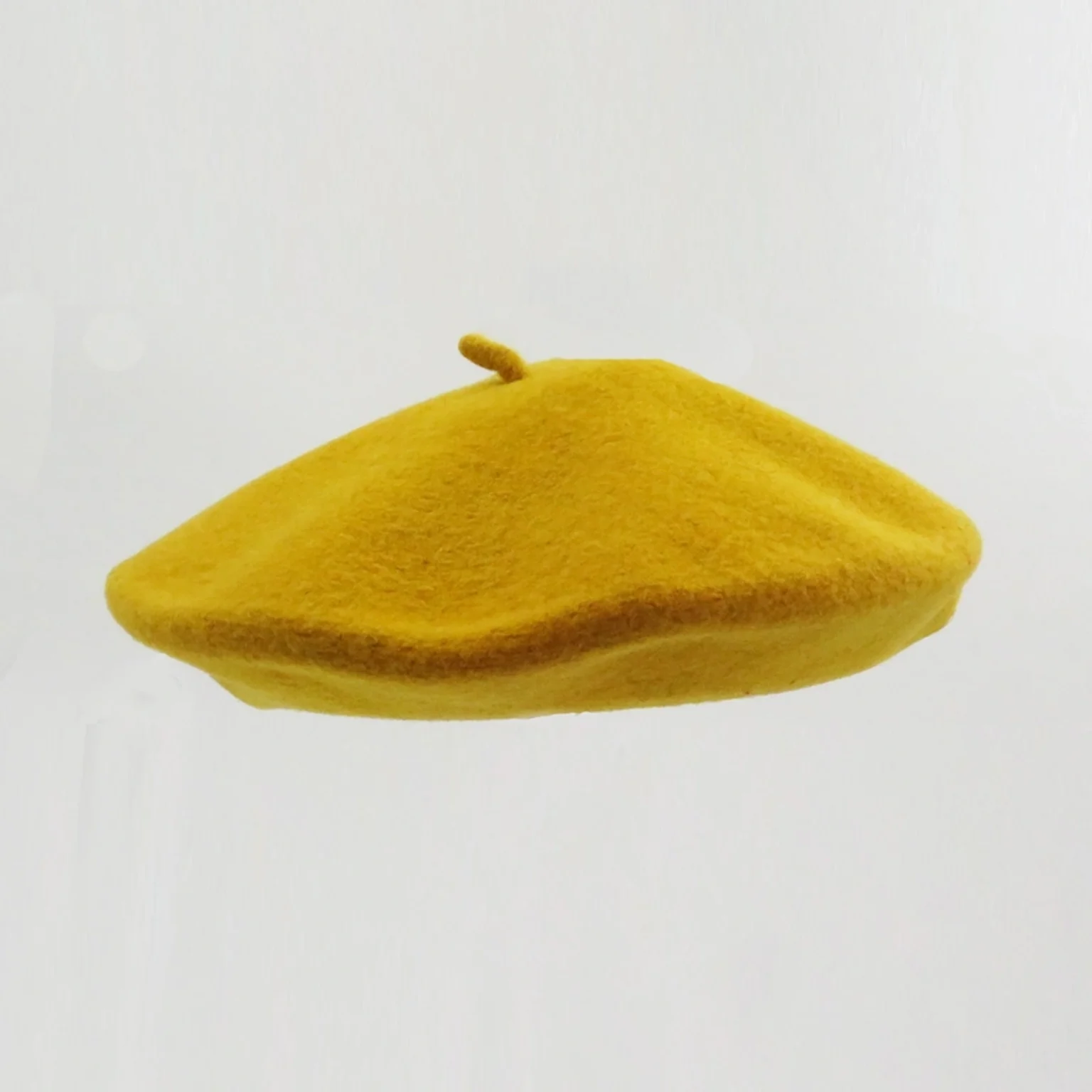 Béret classique moutarde