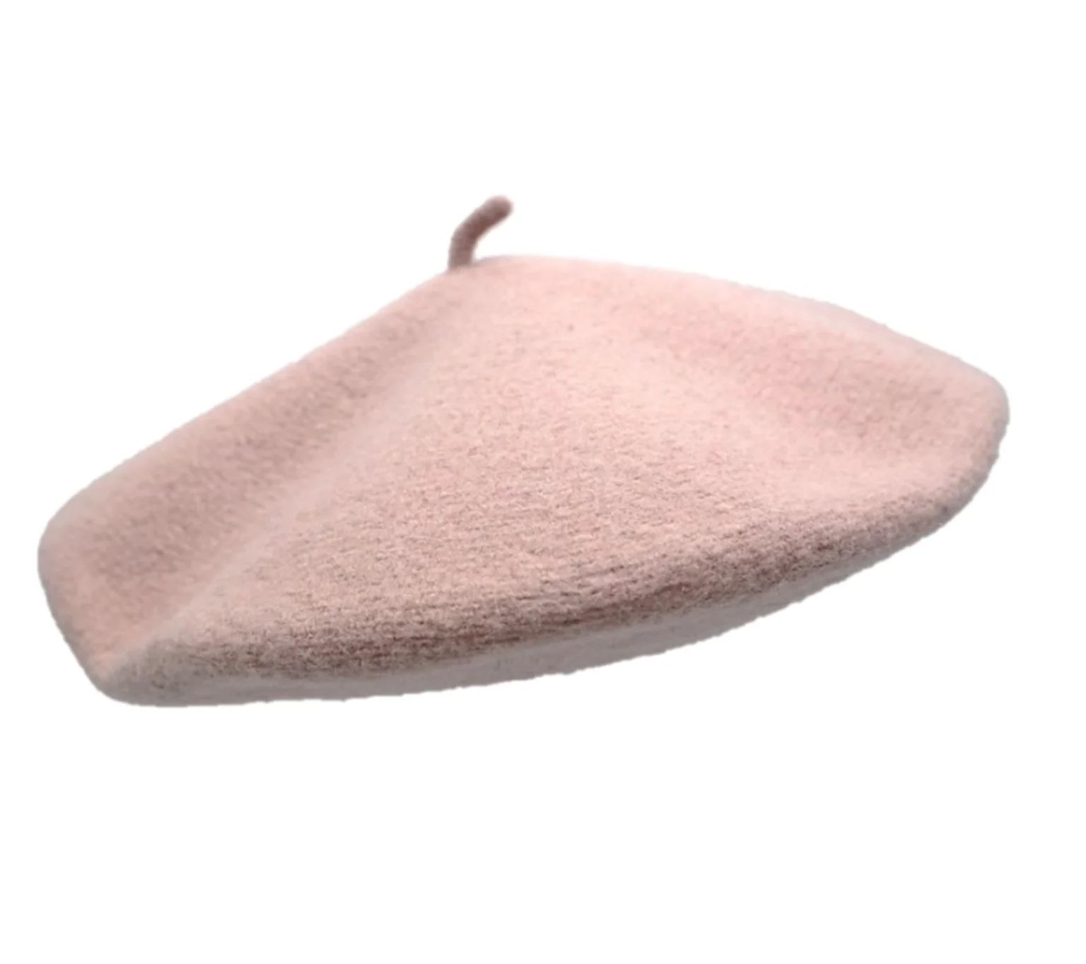 Béret classique rose pale