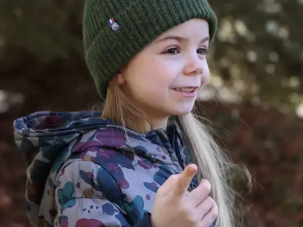 Bonnet pailleté enfant en laine