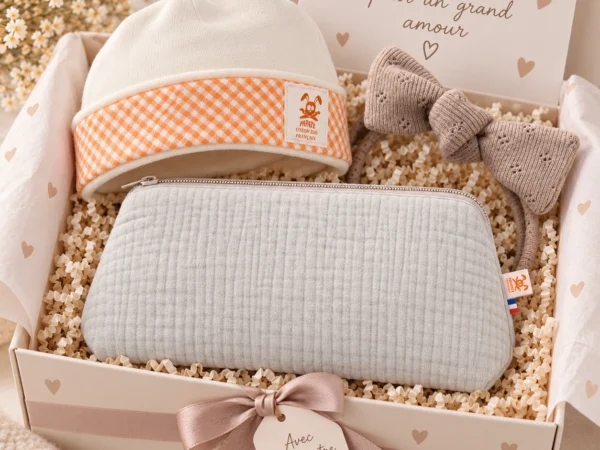 Coffret Aoife : bonnet trousse & serre tête