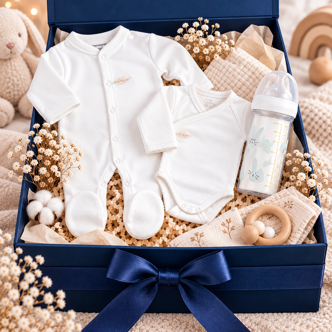 Coffret Soan body pyjama et biberon Made in France