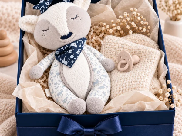 Coffret Liwei doudou et tétine Made in France