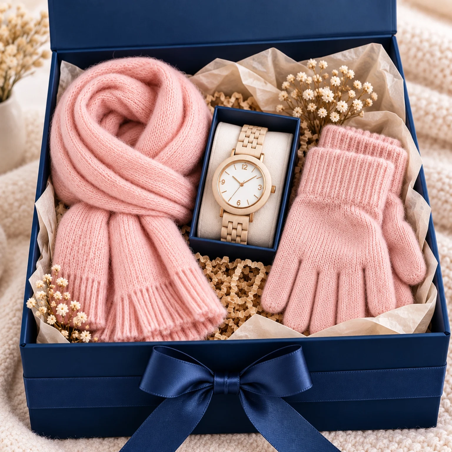 Coffret Agathe PmP avec écharpe, gants et accessoires