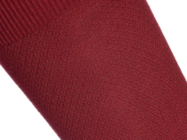 Chaussettes homme « Les Mailles Piquées » — Bordeaux