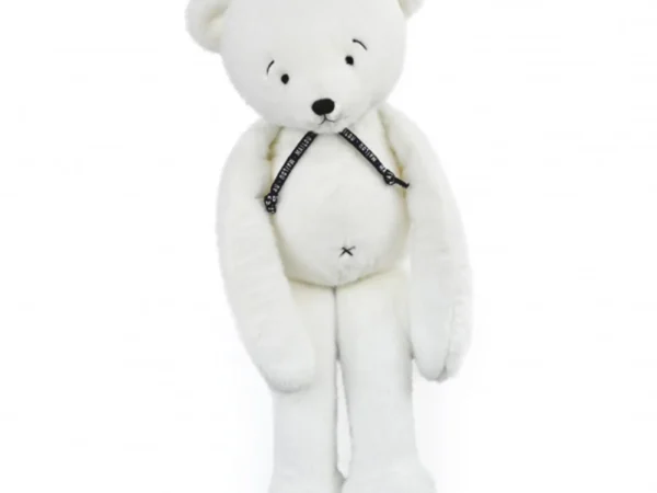 Ours Peluche Blanc Breton — Collection Méloé
