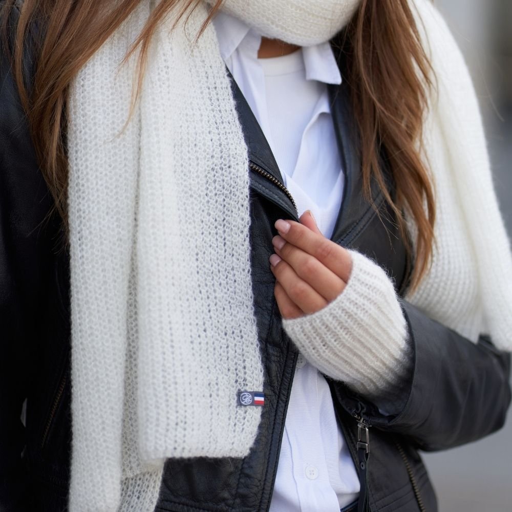 PAULINE - Mitaines pouce en Mohair