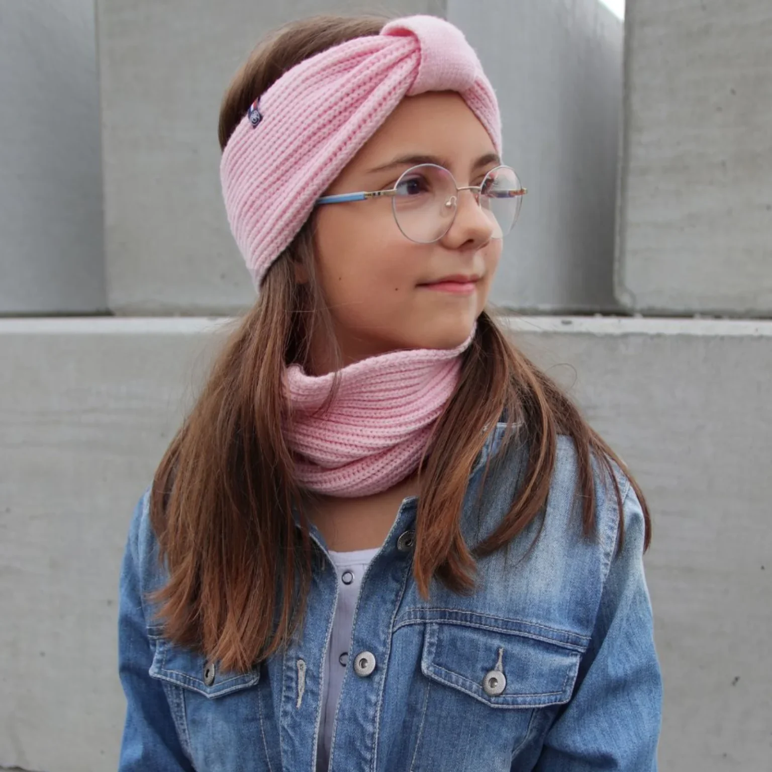 PERINNE - Bandeau enfant en laine avec nœud 2