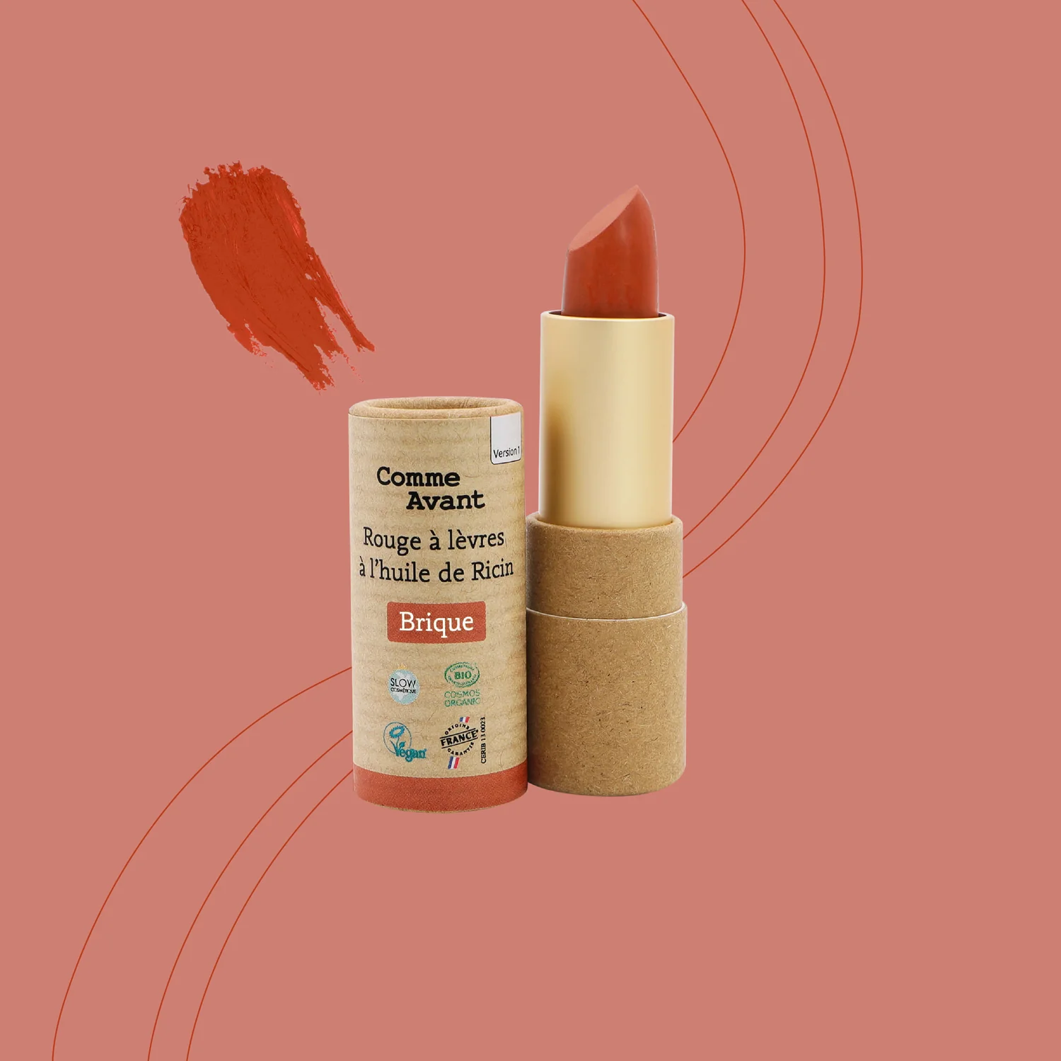 Rouge à lèvres à l’huile de ricin