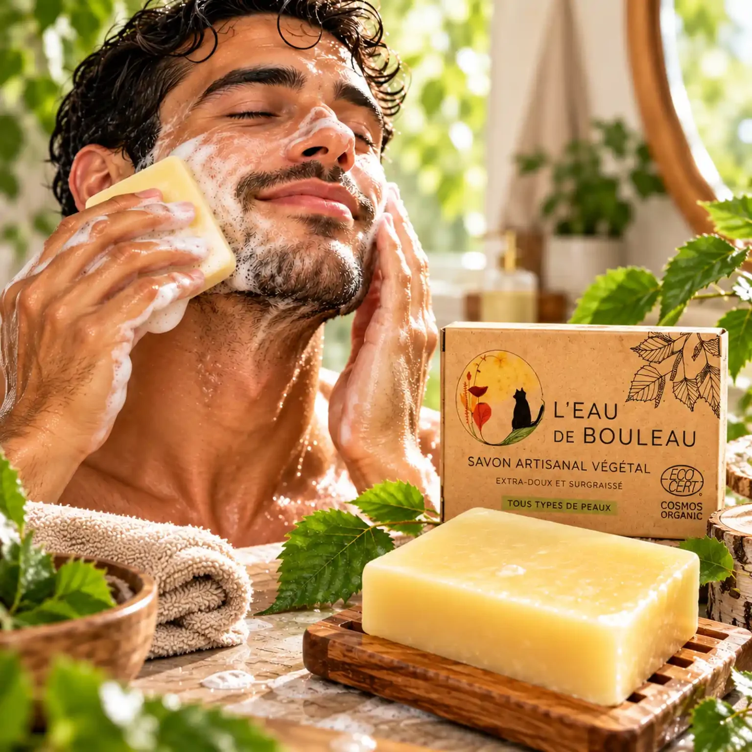 Savon artisanal bio L’Eau de bouleau