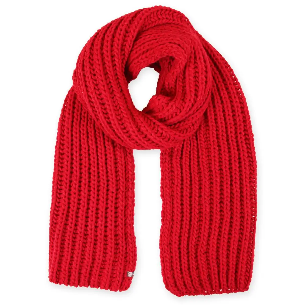 Colombe Écharpe rouge en laine Made in France